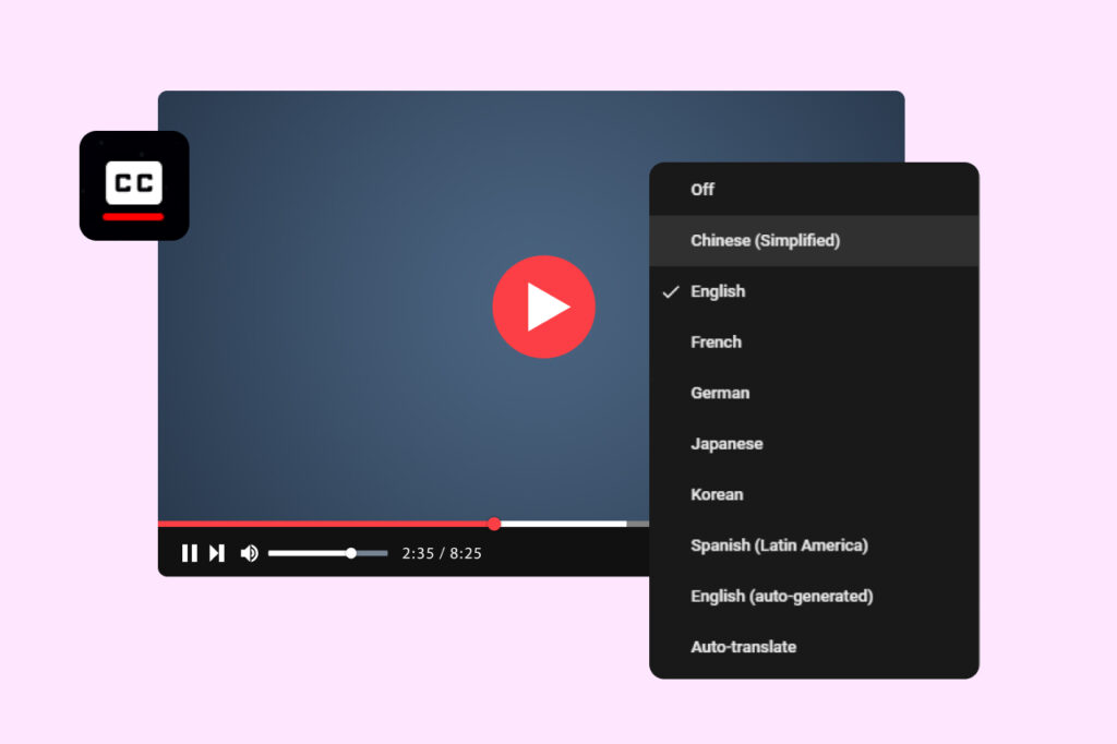Importance on YT subtitles