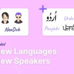 New Languages and Speakers added to Dubverse