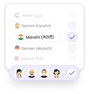 AI text to speech Dubverse Step 2