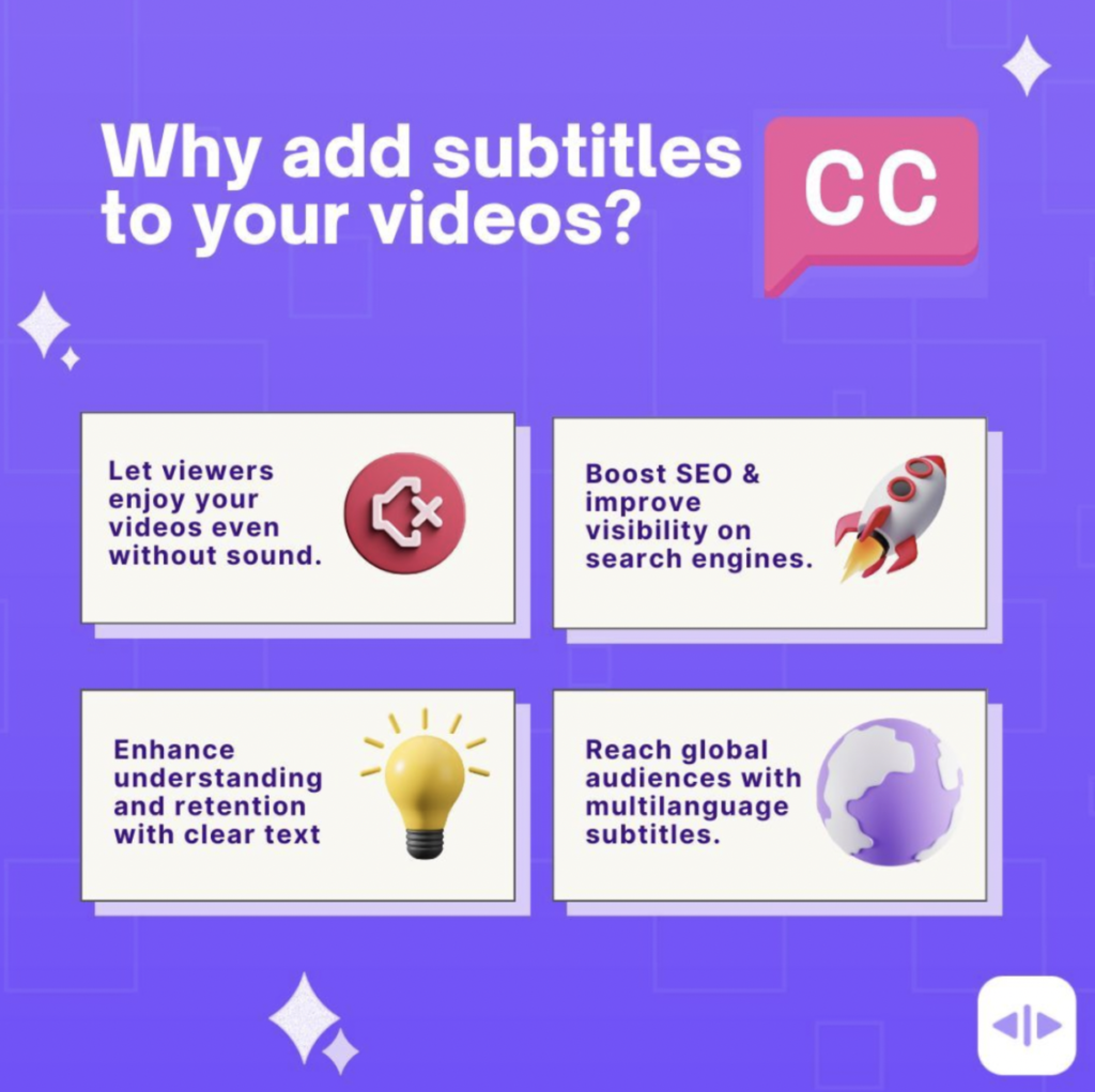 why you need to add subtitles to your videos
