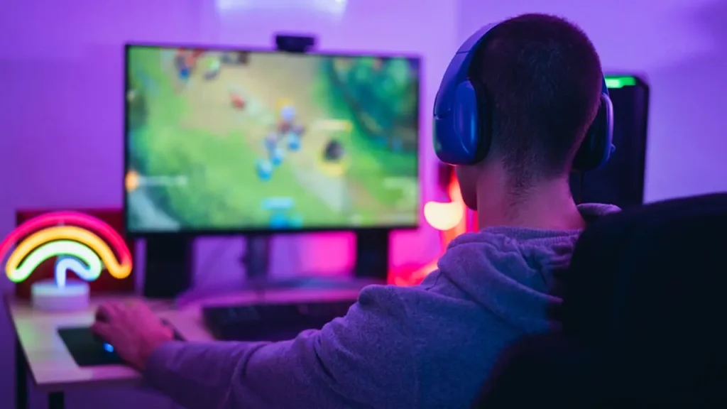 image showing a man gaming - AI-powered voiceovers for localizing video games and adapting them for different linguistic markets will change how we play games