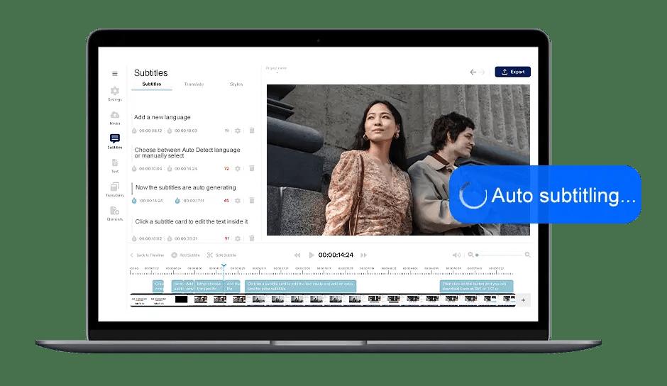 Nova AI is an AI-powered platform that has an auto-subtitle generator, which generates subtitles automatically a few minutes after you upload your video. 